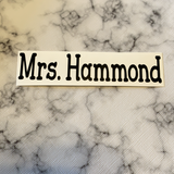 Name Decal