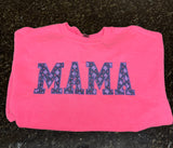 MAMA Embroidery Short Sleeve T-Shirt