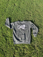 Cats Yarn Embroidery Sweatshirt