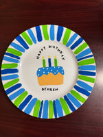 Birthday Plate with Cake
