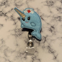 Nurse Narwhal-Blue