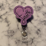 Faith Heart-Lilac