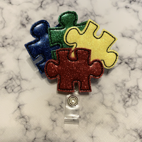 Autism Awareness Puzzle Pieces