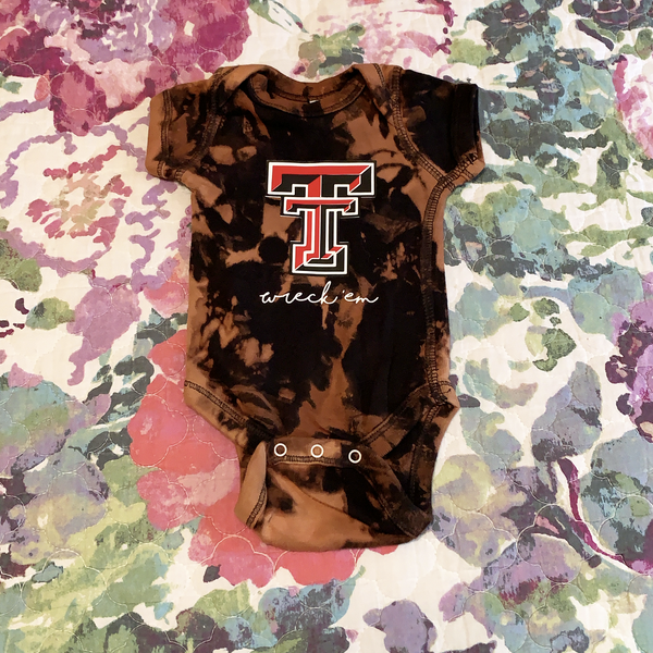 Double T Wreck Em Reverse Tie Dye