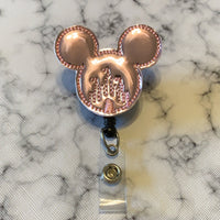 Mouse Ears Castle- Metallic Pink