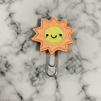 Smiling Sun Paper Clip