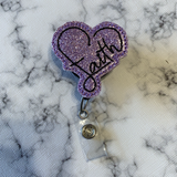 Faith Heart-Lilac