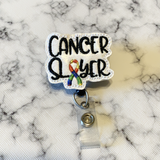 Copy of Cancer Slayer-Rainbow Awareness Ribbon