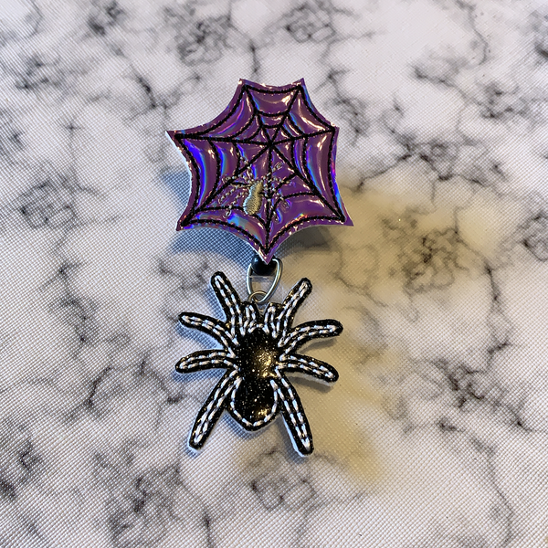 Spider Web & Spider- 2 Piece