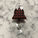 Red Plaid Christmas Tree