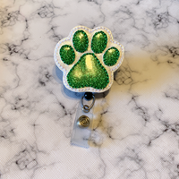 Paw Print- Dark Green