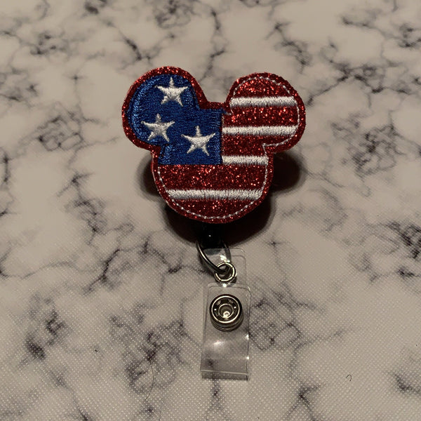 Mouse Ears American Flag