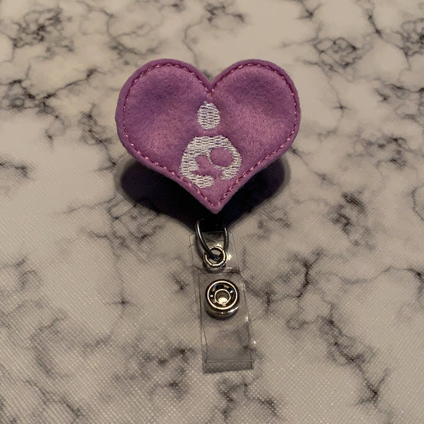 Breastfeeding Heart- Lilac