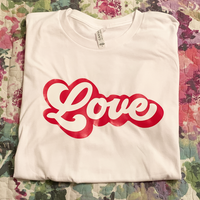 Love Retro Short Sleeve T-Shirt