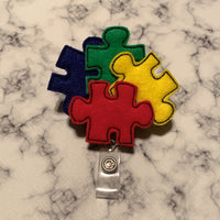 Autism Awareness Puzzle Pieces