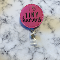 I Heart Tiny Humans- Hot Pink