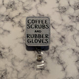 Coffee Scrubs And Rubber Gloves