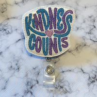 Kindness Counts- Teal & Purple